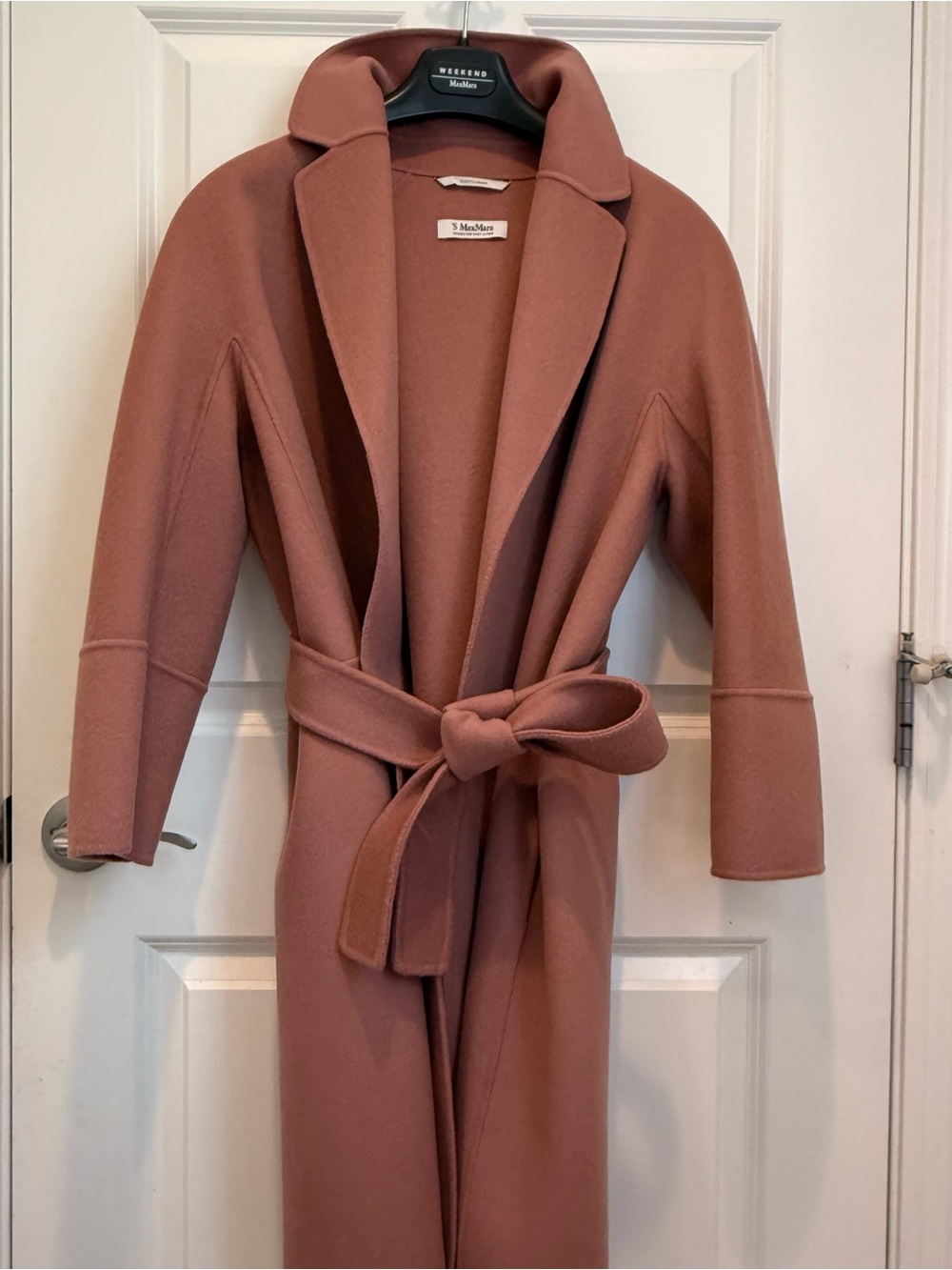 ‘S Max Mara “ Arona “ 100% Wool Coat Dust Pink All seasons. Size: US8 - Picture 5 of 12
